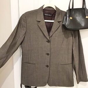 Lafayette 148 New York Wool/Silk Brown Size 10P, EUC